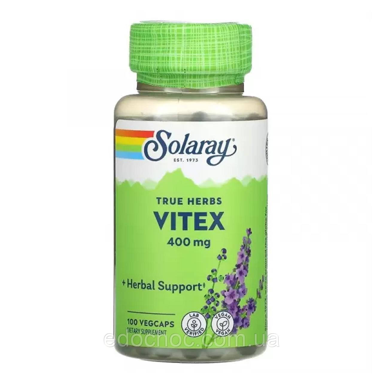 Витекс священный (Vitex Chaste Tree) 400 мг 100 капсул SOR-01645 ...