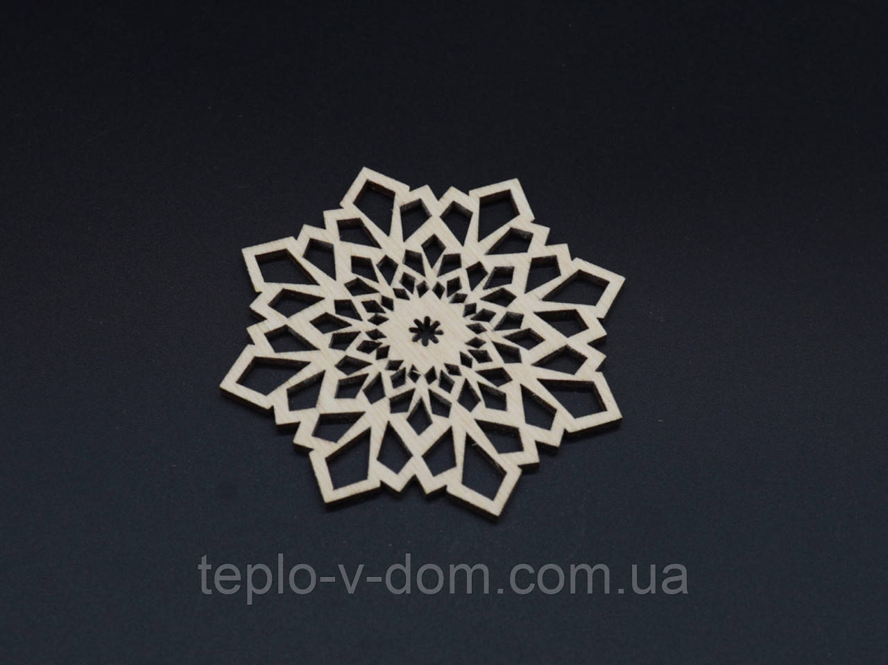 Дерев'яна новорічна заготовка під розпис. 9см