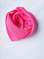Шарф-снуд жіночий весна-осінь трикотажний однотонний H&M 140х36 см Рожевий