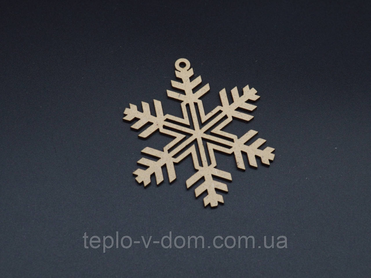 Дерев'яні сніжинки під декупаж. 9см