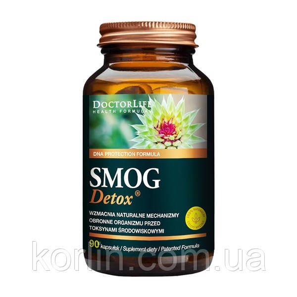 Біодобавка Для імуніта Захисту від токсинів 60 кап Doctor Life Smog Detox США Доставка з ЄС