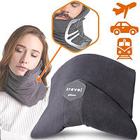 Подушка-шарф для сна на шею во время путешествий Travel Pillow в авто