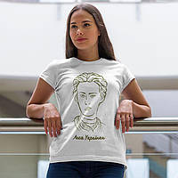 Жіноча футболка з портретом Лесі Українки