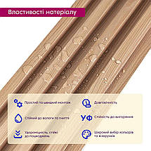 Рейка декоративна WPC стінова 3000х160х23мм Вишня SW-00001857, фото 5