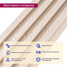 Рейка декоративна WPC стінова молочний 3000х160х23мм SW-00001858, фото 5