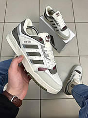 Чоловічі кросівки Адідас Adidas DropStep (white / olive) ||