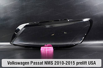 Скло фари VW Volkswagen Passat NMS USA (2010-2015) дорест ліве