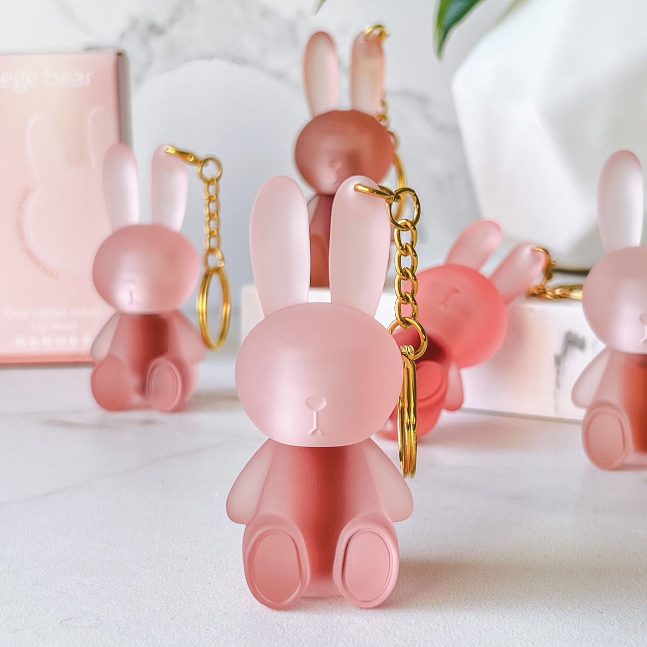 Помада - брелок матова для губ Gege bear Cute Rabbit Velvet Lip Mud, 1,8 г