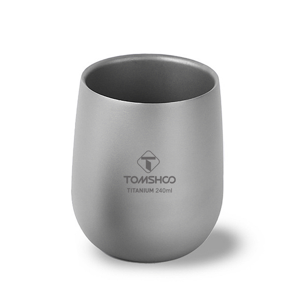 Термостакан титановий Tomshoo 240 ml., фото 1