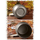 Термостакан титановий з подвійними стінками Tomshoo 120 ml для кави, фото 9