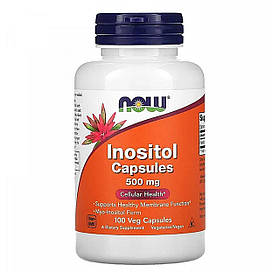 Інозитол (Inositol) 500 мг 100 капсул NOW-00475