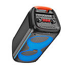 Акустика-караоке HOCO Leader 75W wireless dual-mic outdoor BT speaker HA7 |BT5.0/USB/AUX/TF, 75W, TWS, 7h|, фото 7
