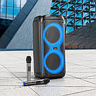 Акустика-караоке HOCO Leader 75W wireless dual-mic outdoor BT speaker HA7 |BT5.0/USB/AUX/TF, 75W, TWS, 7h|, фото 10