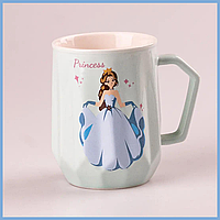 Чашка керамическая 450 мл Диснеевская принцесса набор чашек с крышкой чашка керамика набор чашек для чая