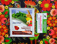 Янтарная кислота, 10 г — стимулятор роста для подкормки рассады овощных, цветочных и плодово-ягодных