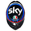 МОТОШОЛОМ ЗАКРИТИЙ AGV K1 S - VR46 SKY RACING TEAM BLACK/RED, фото 7