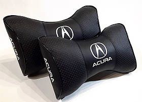 Подушка на підголовник в авто з логотипом Acura 1 шт