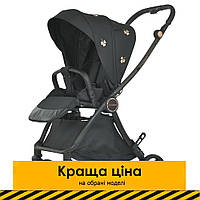 Детская прогулочная коляска El Camino ME 1078 VERSA Clover Black Черная