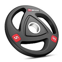 Набір олімпійський Hop-Sport PRO 90 kg з W подібним грифом, фото 5