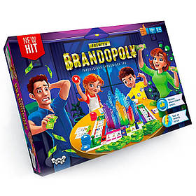 Настільна розважальна гра Брендополія Преміум економічна 8+Danko Toys 2-4 гравці (G-BrP-01-01U)