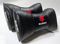Подушка на подголовник в авто с логотипом Suzuki 1 шт