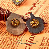 Колекційні значки Гаррі Поттера (герб Ґрифіндора) 5 шт. у коробці, фото 6
