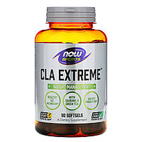 КЛК Конъюгированная линолевая кислота Now Foods (CLA Extreme) 750 мг 90 капсул