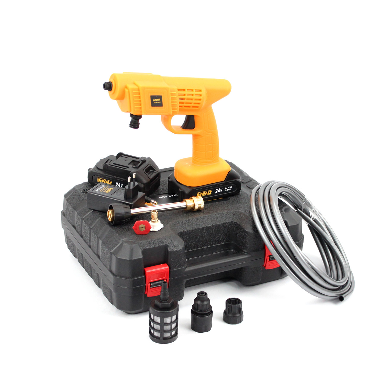 Акумуляторна ручна мийка DeWalt DeWalt DCPW560B (24V, 5Ah, 26bar), АКБ мийка Деволт