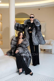 Шуби з хутра чорнобурки