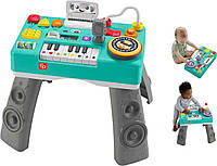 Інтерактивний розвиваючий стіл діджея Фішер Прайс Fisher-Price Laugh & Learn Mix & Learn DJ Table