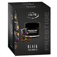 Ароматизатор для авто гелевий "Gel Prestige" Black (Чорний) 50мл Tasotti