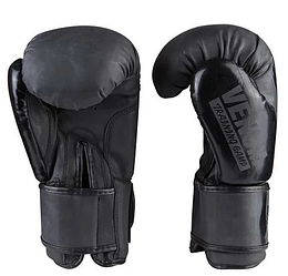 Боксерські рукавиці PU VENUM VM2955 чорні розмір 8 унц.