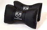 Подушка на підголовник в авто з логотипом Dodge 1 шт, фото 2