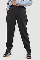 Спорт штани жіночі на флісі, колір чорний, 214R107