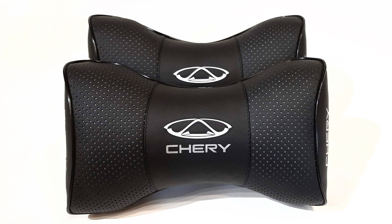 Подушка на підголовник в авто з логотипом Chery 1 шт, фото 1