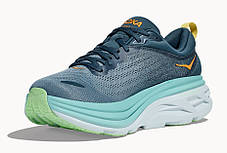 Кросівки для бігу чоловічі Hoka Bondi 8 1123202 RHD Real Teal / Shadow, фото 2