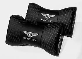 Подушка на підголовник в авто з логотипом Bentley 1 шт