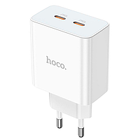 Зарядное устройство Hoco 2xType-C PD35W C108A White