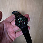 Чоловічий годинник Hublot Big Bang Black Carbon AAA наручний кварцовий з хронографом на каучуковому ремінці сапфір, фото 9