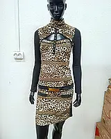 Жіноча сукня в леопардовий принт. нова. розмір S/M.