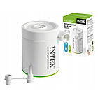 Портативний електричний насос із підключенням від USB для надувних виробів Intex 66637 Білий, фото 10