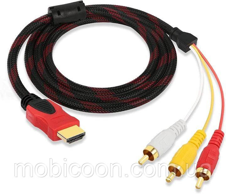 Кабель HDMI-3RCA, фото 1