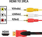 Кабель HDMI-3RCA, фото 3