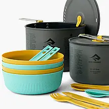 Набір туристичного посуду Sea To Summit Frontier UL One Pot Cook Set 4P (14 Piece), фото 2