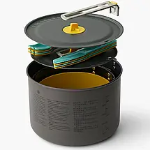Набір туристичного посуду Sea To Summit Frontier UL One Pot Cook Set 4P (14 Piece), фото 3