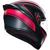МОТОШОЛОМ ЗАКРИТИЙ AGV K1 S - WARMUP BLACK/PINK, фото 5