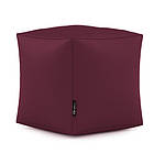 Пуф-кубик Студія комфорту Оксфорд стандарт+ бордовий (092215)