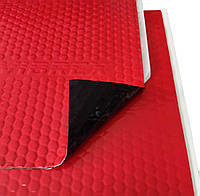 Віброізоляція 500x700 мм товщина 2 мм Vibrex Red Label для дверей, багажника, капота, даху