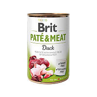 Brit Pate & Meat Duck 400 г влажный корм для собак Брит (122725-21) BE