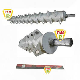 Вали січкарні, ножі поперечні